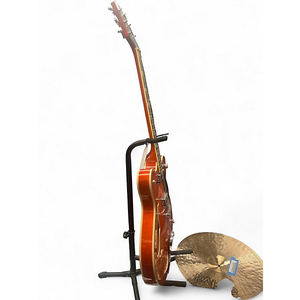 Used Eastwood Classic 6 Transparent Orange Hollow Body Electric Guitar