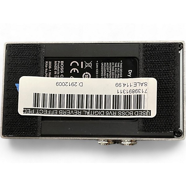 Used BOSS RV6 Digital Reverb Effect Pedal