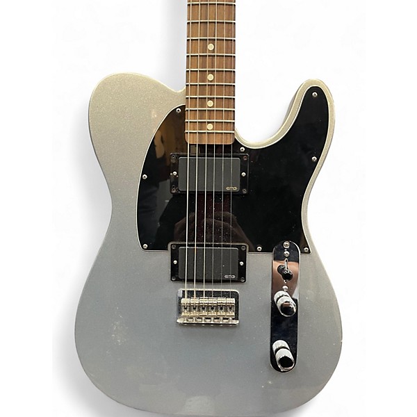 Used Fender Standard Telecaster HH Silver Solid Body Electric Guitar