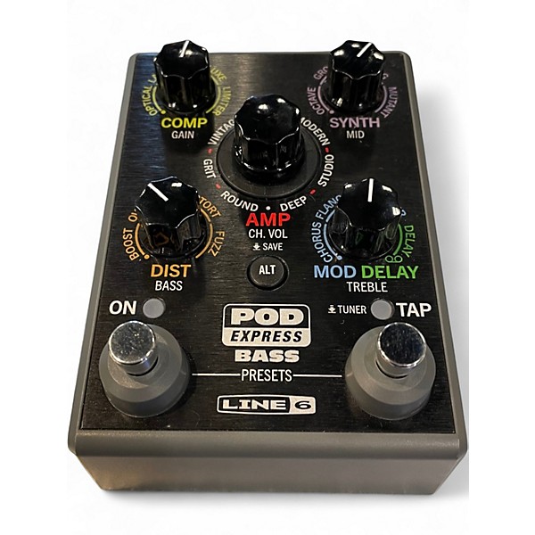 Used Line 6 POD EXPRESS BASS Bass Effect Pedal
