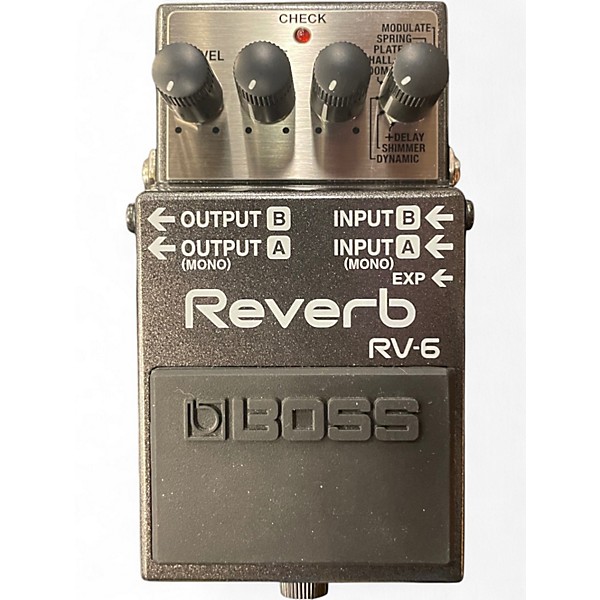 Used BOSS RV6 Digital Reverb Effect Pedal