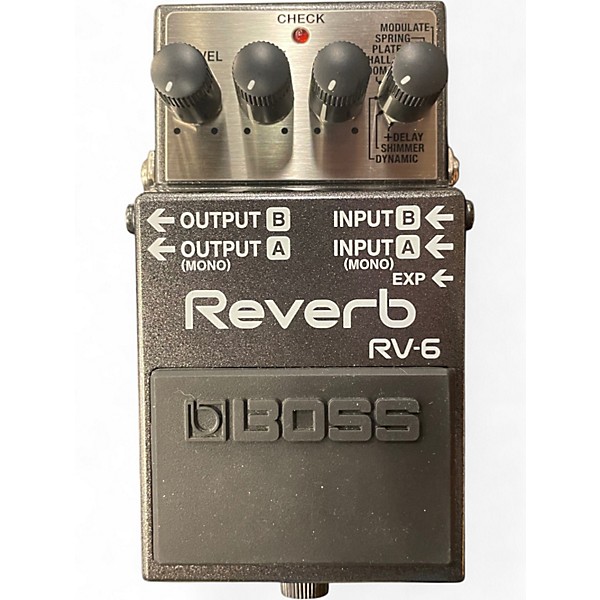 Used BOSS RV6 Digital Reverb Effect Pedal