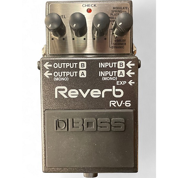 Used BOSS RV6 Digital Reverb Effect Pedal