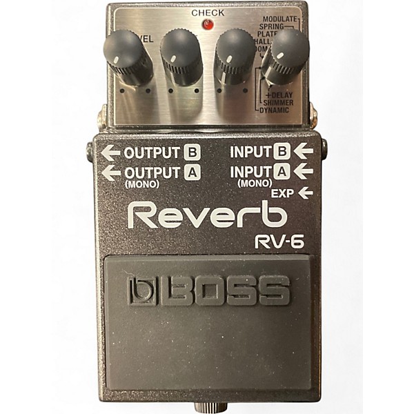 Used BOSS RV6 Digital Reverb Effect Pedal