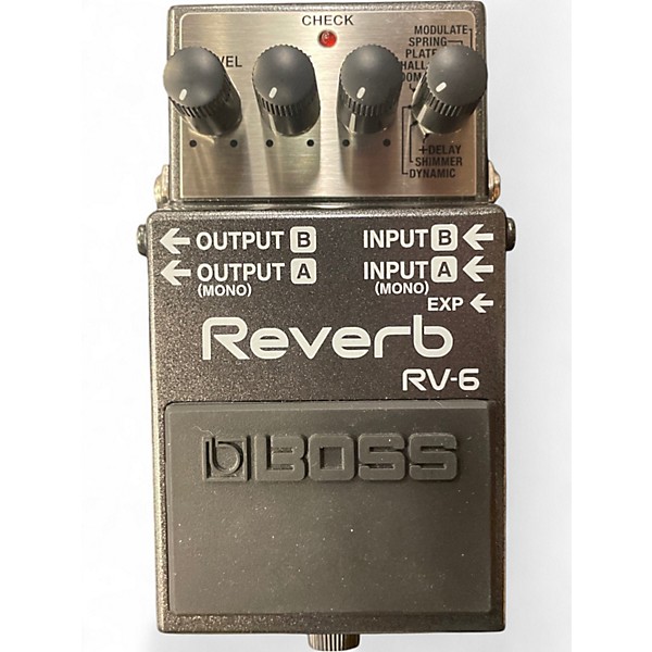 Used BOSS RV6 Digital Reverb Effect Pedal