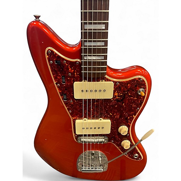 Used 2022 Fender Custom Shop 1966 Jazzmaster Journeyman Relic Candy Tangerine Solid Body Electric Guitar
