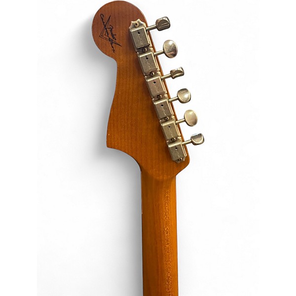 Used 2022 Fender Custom Shop 1966 Jazzmaster Journeyman Relic Candy Tangerine Solid Body Electric Guitar