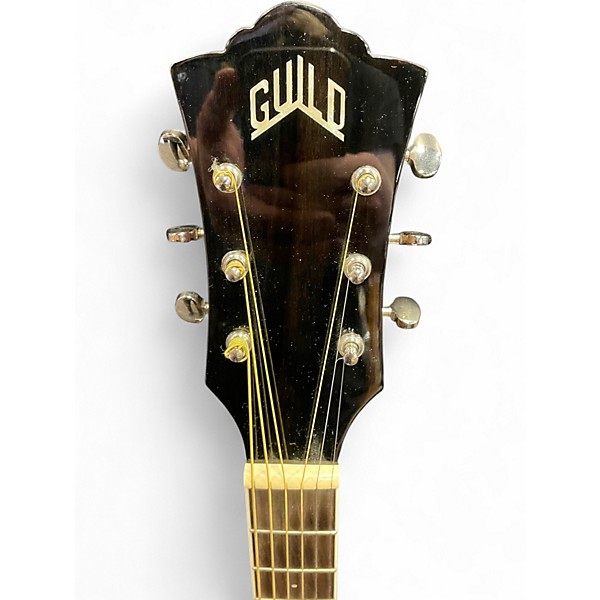 Used Guild D260E Deluxe Natural Acoustic Electric Guitar