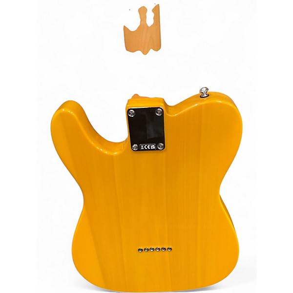 Used Fender Indonesian Standard Telecaster  Butterscotch Solid Body Electric Guitar