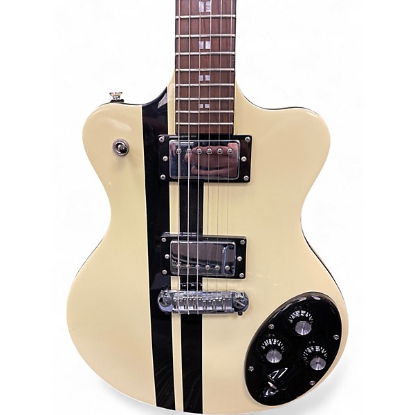 Used Italia MARANELLO ROADSTER SPEEDSTER AGED WHITE Solid Body Electric Guitar