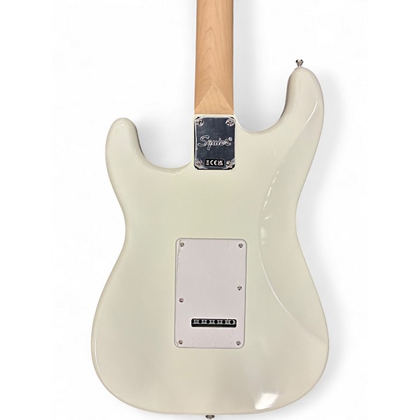 Used Squier Affinity Stratocaster Olympic White Solid Body Electric Guitar
