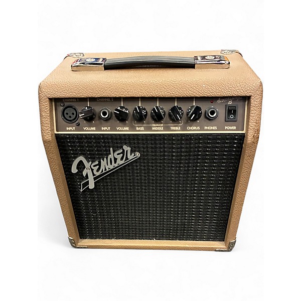 Used Fender Acoustasonic 15 Acoustic Guitar Combo Amp