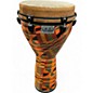 Used Remo Designer Series Key-Tuned Djembe Kintekloth 12 x24" Djembe