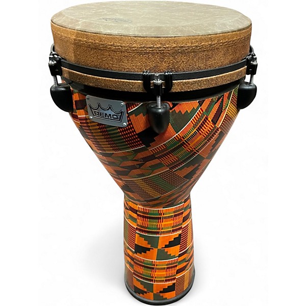 Used Remo Designer Series Key-Tuned Djembe Kintekloth 12 x24" Djembe