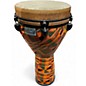 Used Remo Designer Series Key-Tuned Djembe Kintekloth 12 x24" Djembe