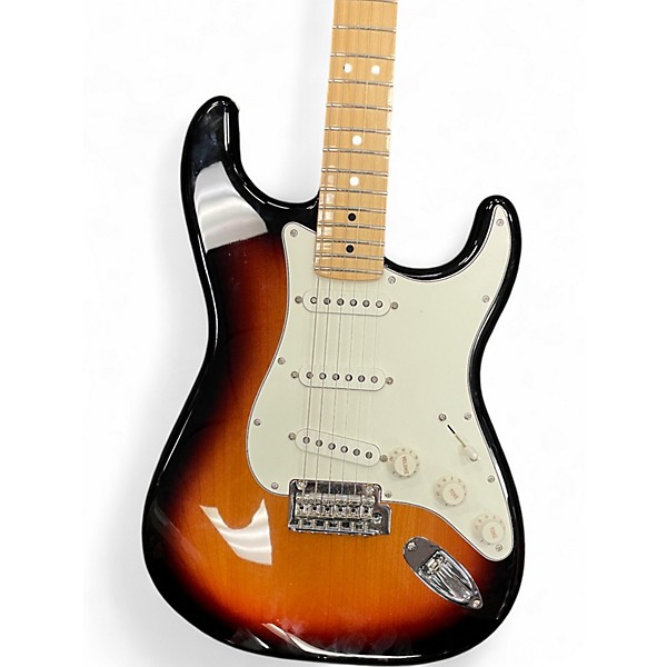 Used Fender Player Stratocaster 3 Tone Sunburst Solid Body Electric Guitar