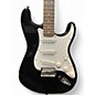 Used 2019 Squier Affinity Stratocaster Black and White Solid Body Electric Guitar