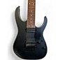 Used Ibanez RG7420EX Black Solid Body Electric Guitar