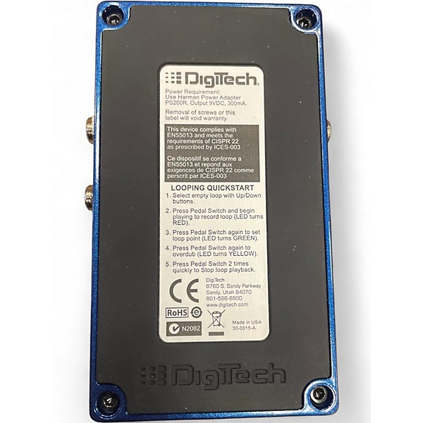 Used DigiTech JamMan Solo Looper Pedal