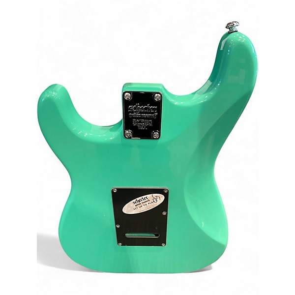 Used Schecter Guitar Research Nick Johnston Traditional Seafoam Green Solid Body Electric Guitar