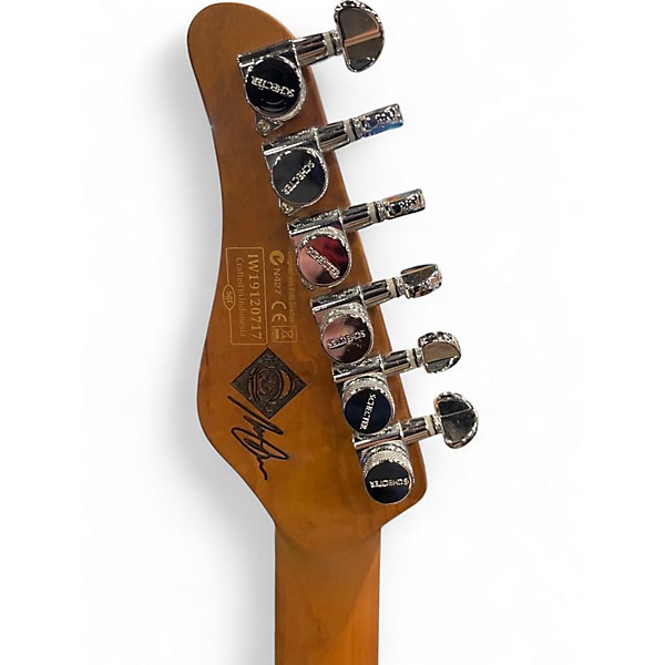 Used Schecter Guitar Research Nick Johnston Traditional Seafoam Green Solid Body Electric Guitar