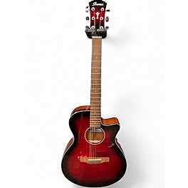 Used Ibanez AEG70 RED Acoustic Electric Guitar
