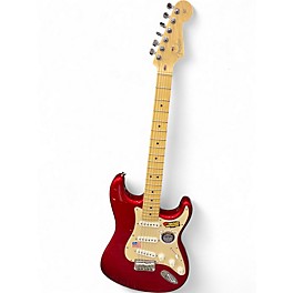 Used 2005 Fender American Standard Stratocaster Candy Apple Red Solid Body Electric Guitar