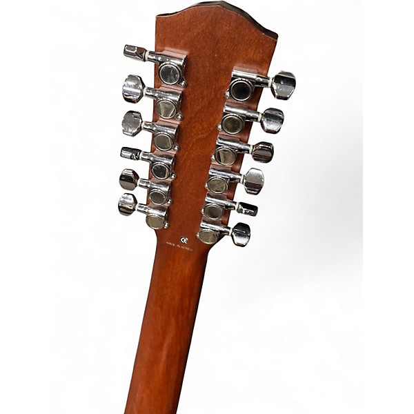 Used Fender JG-12CE Natural 12 String Acoustic Electric Guitar