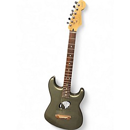 Used 2002 Fender ACOUSTASONIC STRAT Pewter Acoustic Electric Guitar