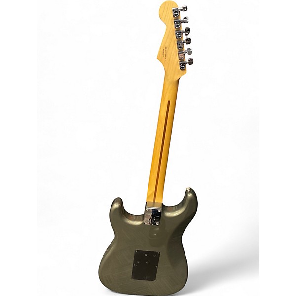 Used 2002 Fender ACOUSTASONIC STRAT Pewter Acoustic Electric Guitar