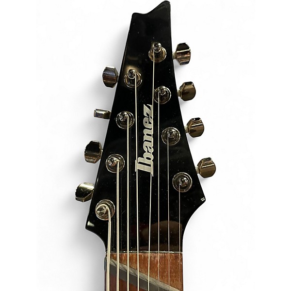 Used Ibanez RGMS8 Multi-Scale 8-String Black Solid Body Electric Guitar