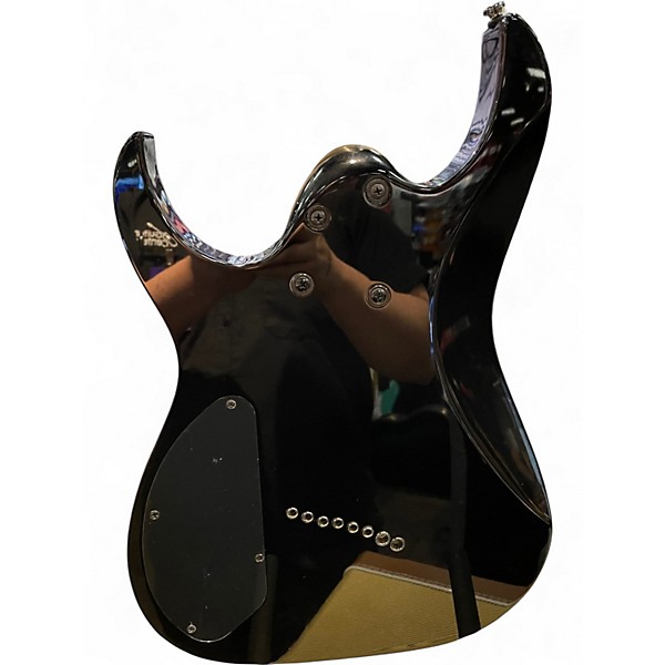 Used Ibanez RGMS8 Multi-Scale 8-String Black Solid Body Electric Guitar
