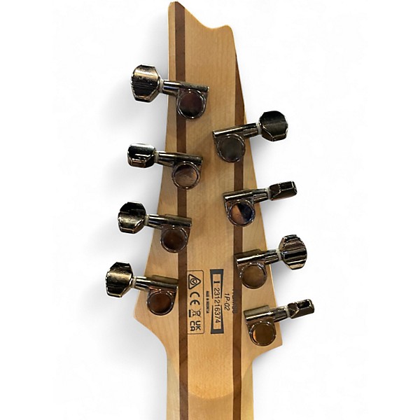 Used Ibanez RGMS8 Multi-Scale 8-String Black Solid Body Electric Guitar