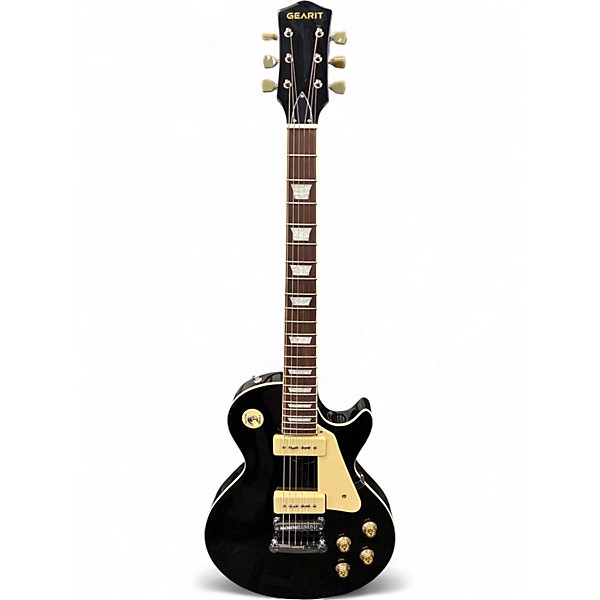 Used Gearit GLP100 Black Solid Body Electric Guitar