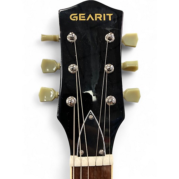 Used Gearit GLP100 Black Solid Body Electric Guitar