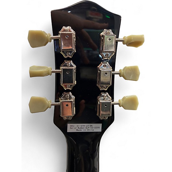 Used Gearit GLP100 Black Solid Body Electric Guitar