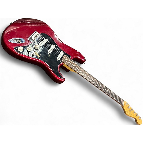 Used 1997 Fender American Standard Stratocaster Candy Apple Red Solid Body Electric Guitar