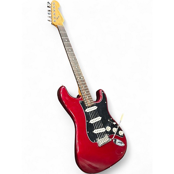 Used 1997 Fender American Standard Stratocaster Candy Apple Red Solid Body Electric Guitar