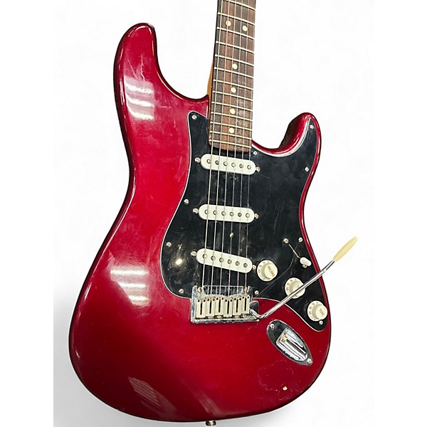 Used 1997 Fender American Standard Stratocaster Candy Apple Red Solid Body Electric Guitar