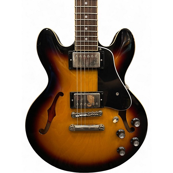 Used Epiphone ES339 Tobacco Sunburst Hollow Body Electric Guitar