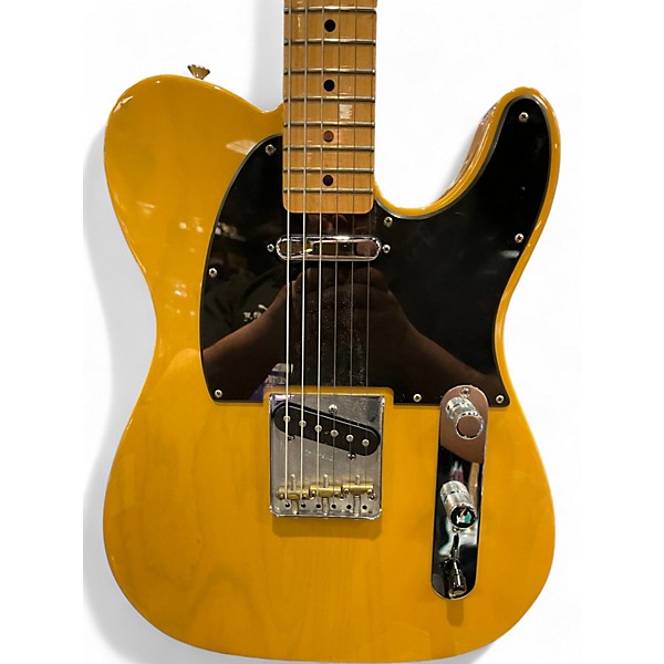 Used 2015 Fender Special Edition Deluxe Ash Telecaster Butterscotch Blonde Solid Body Electric Guitar
