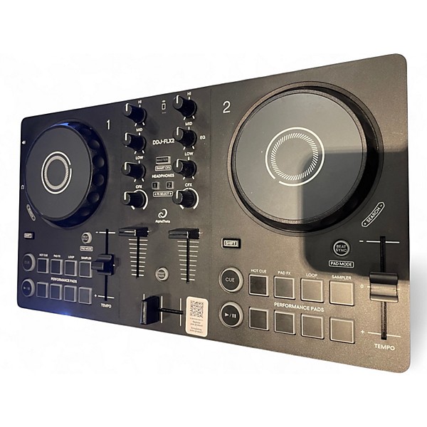 Used AlphaTheta DDJ FLX2 DJ Controller