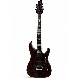 Used Schecter Guitar Research Hellraiser C1 Floyd Rose Black Cherry Solid Body Electric Guitar