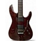 Used Schecter Guitar Research Hellraiser C1 Floyd Rose Black Cherry Solid Body Electric Guitar