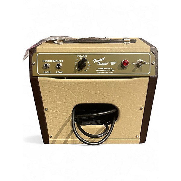 Used Fender Champion 600 5W 1X6 Tube Guitar Combo Amp