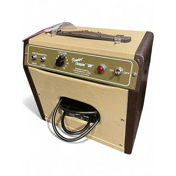 Used Fender Champion 600 5W 1X6 Tube Guitar Combo Amp