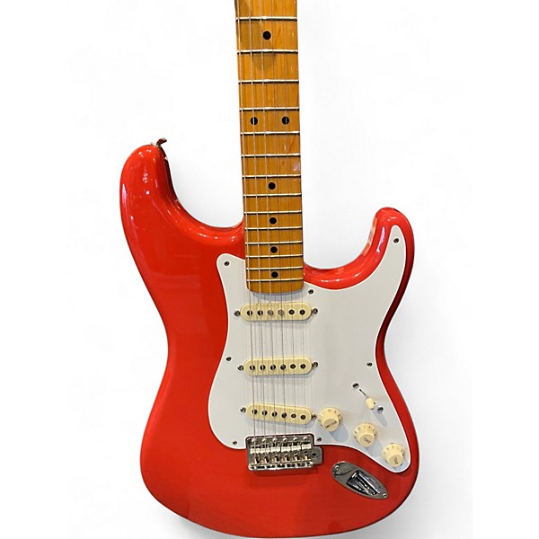 Used Fender 50's Classic Stratocaster Fiesta Red Solid Body Electric Guitar