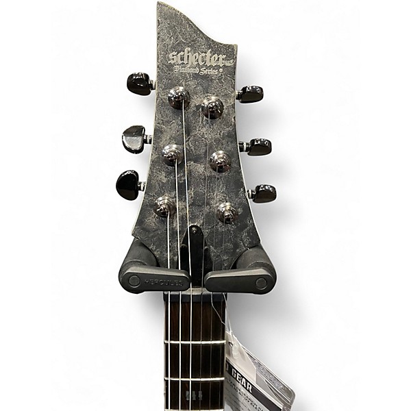 Used Schecter Guitar Research JUAN OF THE DEAD V-1 Gray Solid Body Electric Guitar