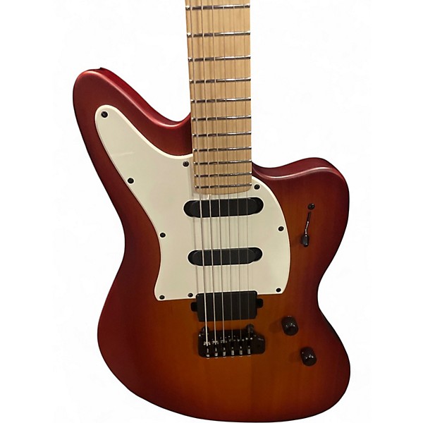 Used Jericho Soulmaster Baritone Sunburst Solid Body Electric Guitar