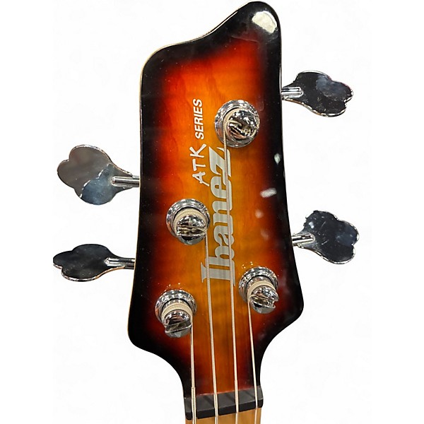 Used Ibanez ATK300 3 Color Sunburst Electric Bass Guitar